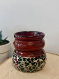 Bubble Mug, red, black, and white