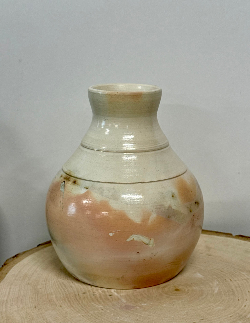 Saggar fired vase