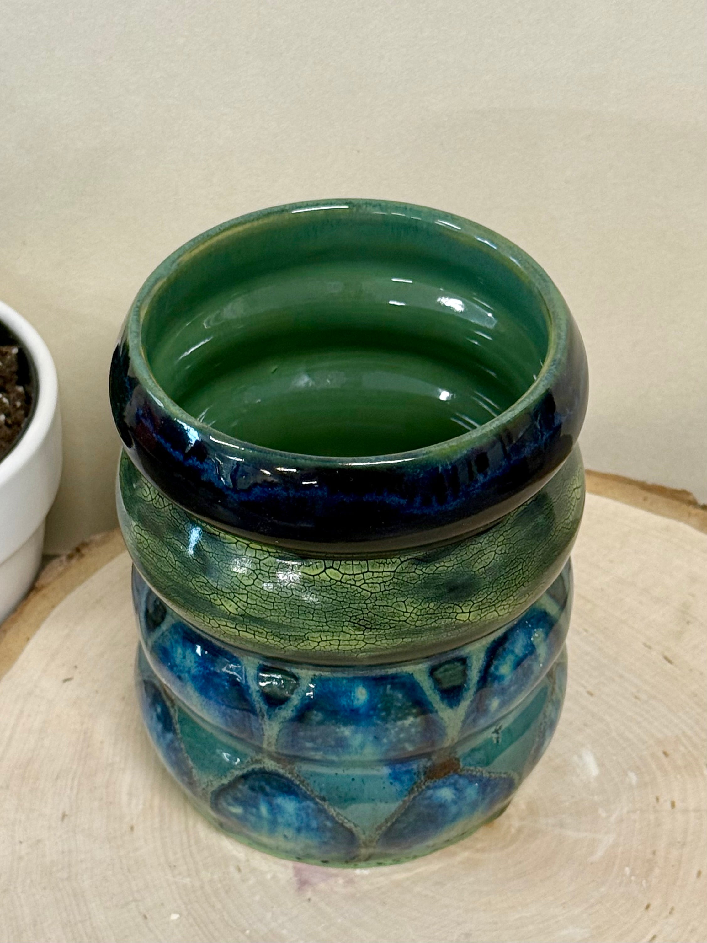 Green and Blue Bubble Mug