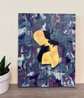 “Here and Now”, 14” x 11”, acrylic on canvas