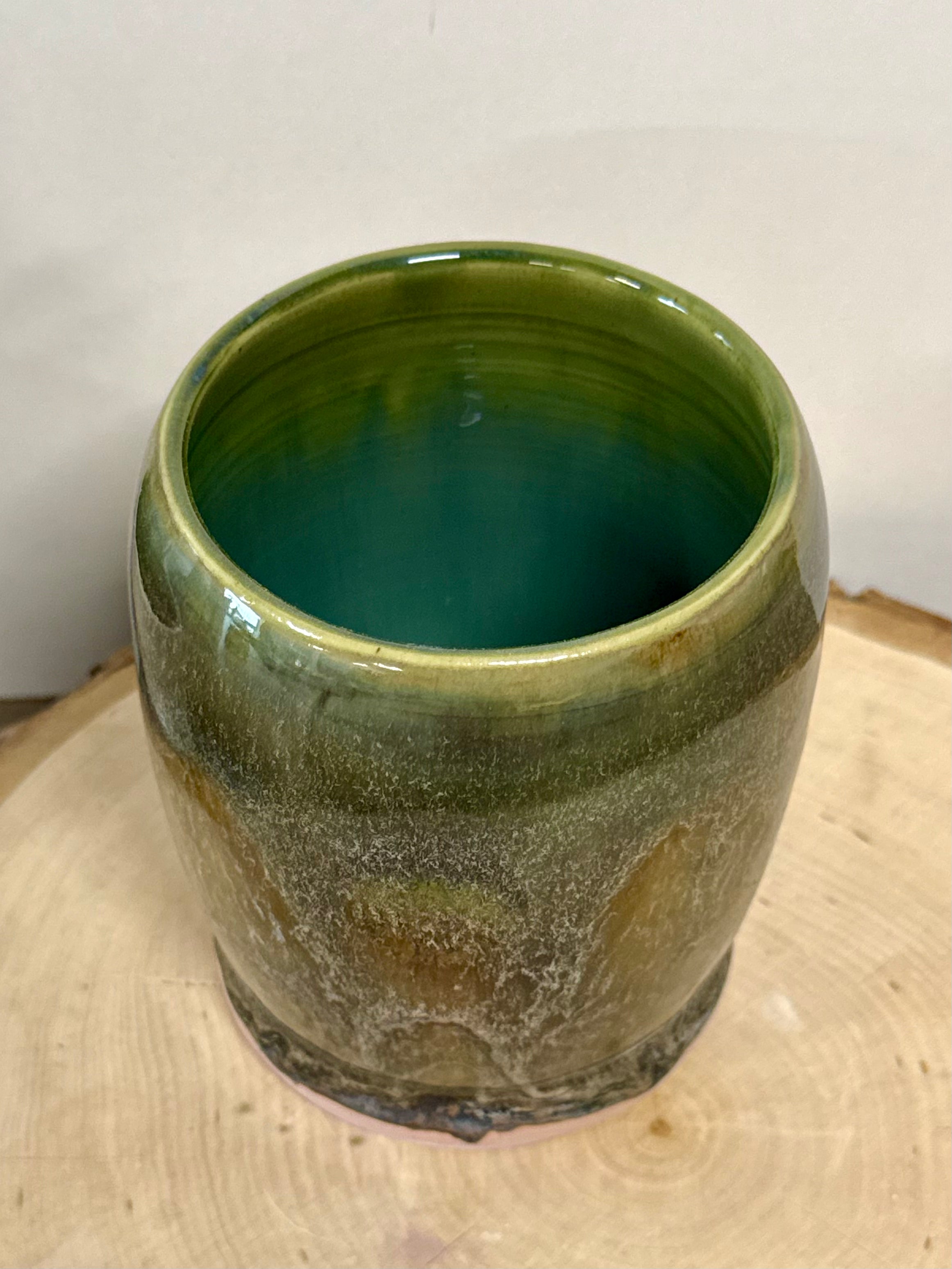 Green and Brown mug