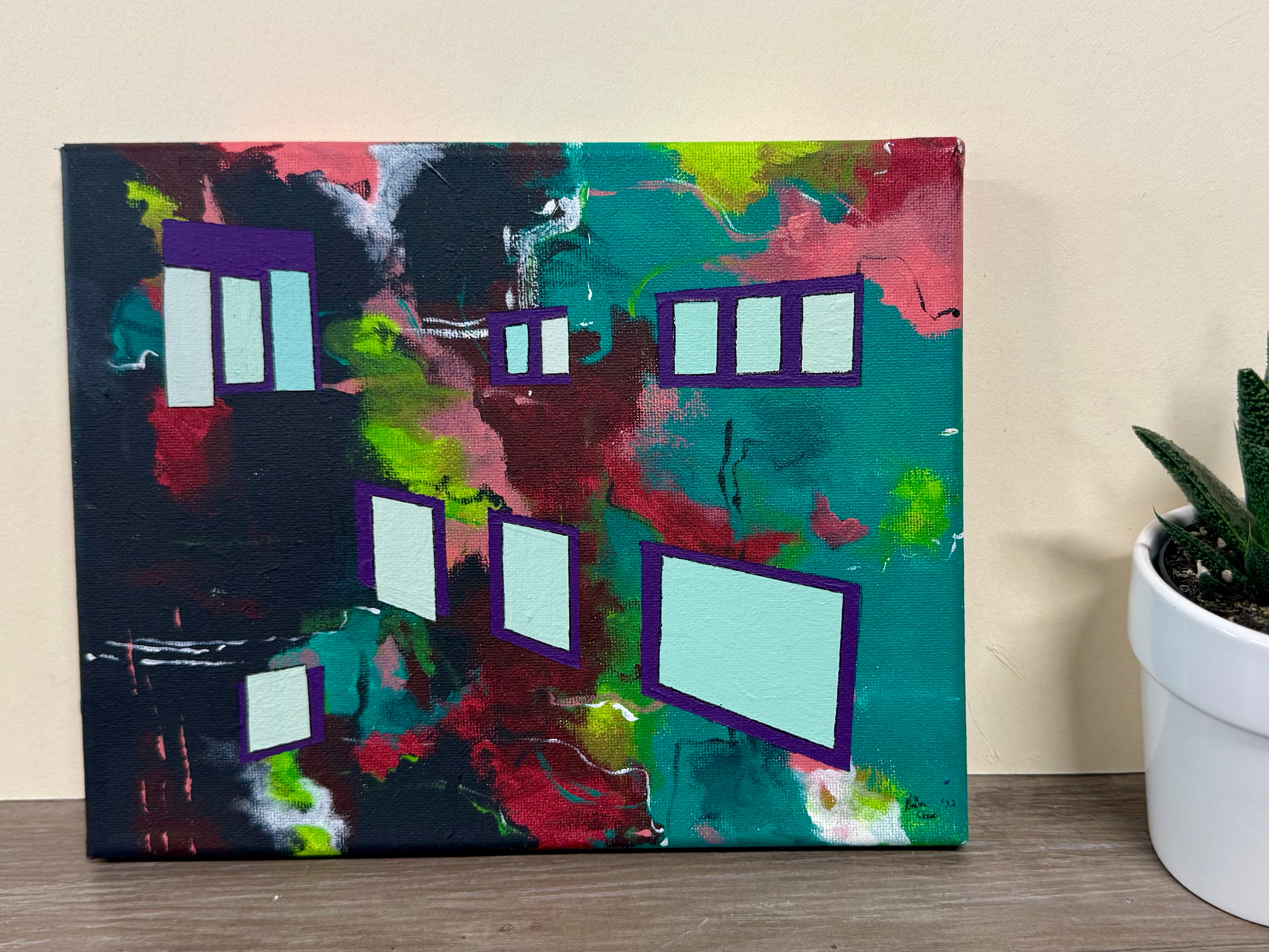 "Early Morning", 8" x 10", acrylic on canvas